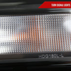 2019-2024 Dodge Ram 2500 3500 Factory Style Crystal Headlight - Driver Side Only (Black Housing / Clear Lens)