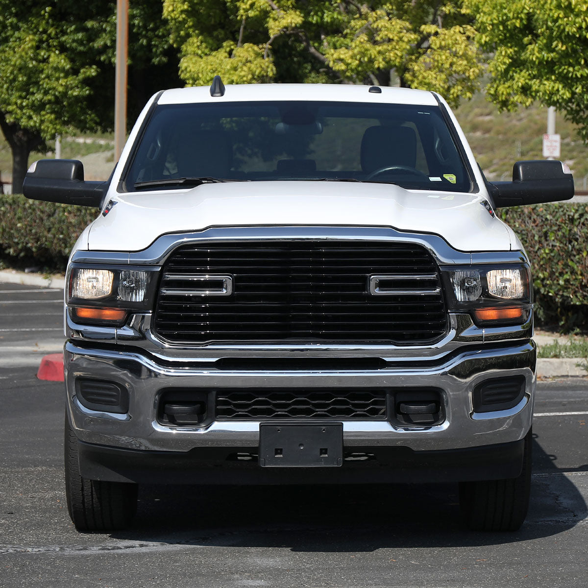 2019-2024 Dodge Ram 2500 3500 Factory Style Crystal Headlight - Passenger Side Only (Black Housing / Clear Lens)