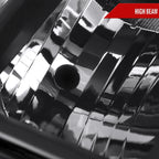 2019-2024 Dodge Ram 2500 3500 Factory Style Crystal Headlight - Passenger Side Only (Black Housing / Clear Lens)