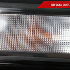 2019-2024 Dodge Ram 2500 3500 Factory Style Crystal Headlight - Passenger Side Only (Black Housing / Clear Lens)