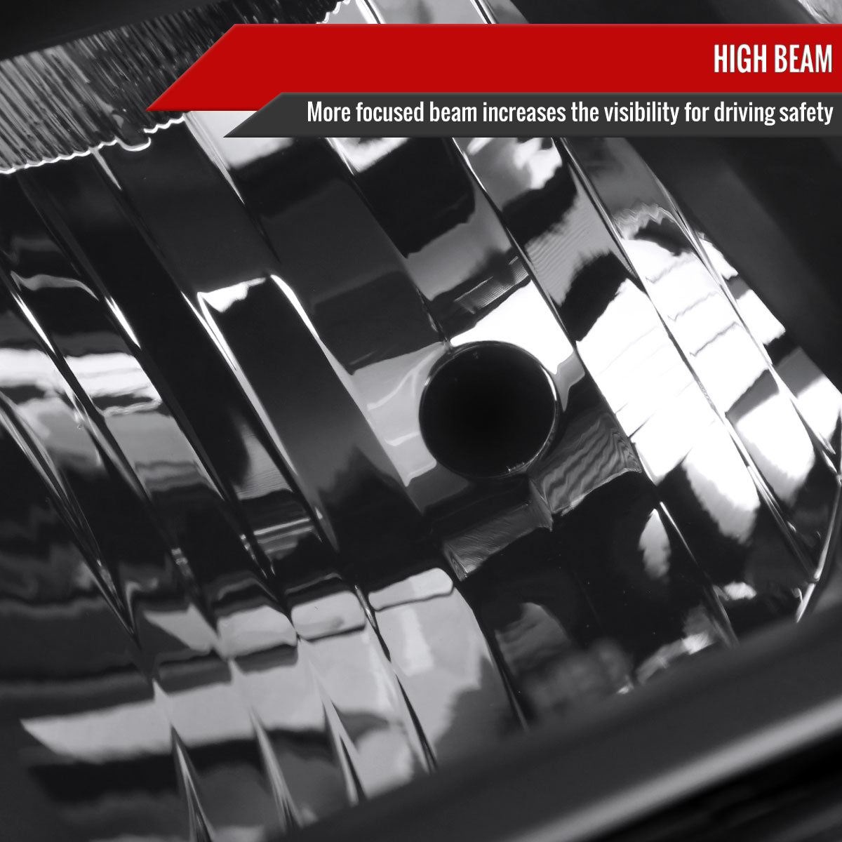 2019-2024 Dodge RAM 2500/3500/4500/5500 Factory Style Headlights (Matte Black Housing/Clear Lens)