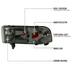 1994-2001 Dodge RAM 1500/ 1994-2002 RAM 2500 3500 Factory Style Headlights (Chrome Housing/Smoked Lens)
