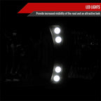 1994-2001 Dodge RAM 1500/ 1994-2002 RAM 2500 3500 Crystal Headlights (Chrome Housing/Smoked Lens)