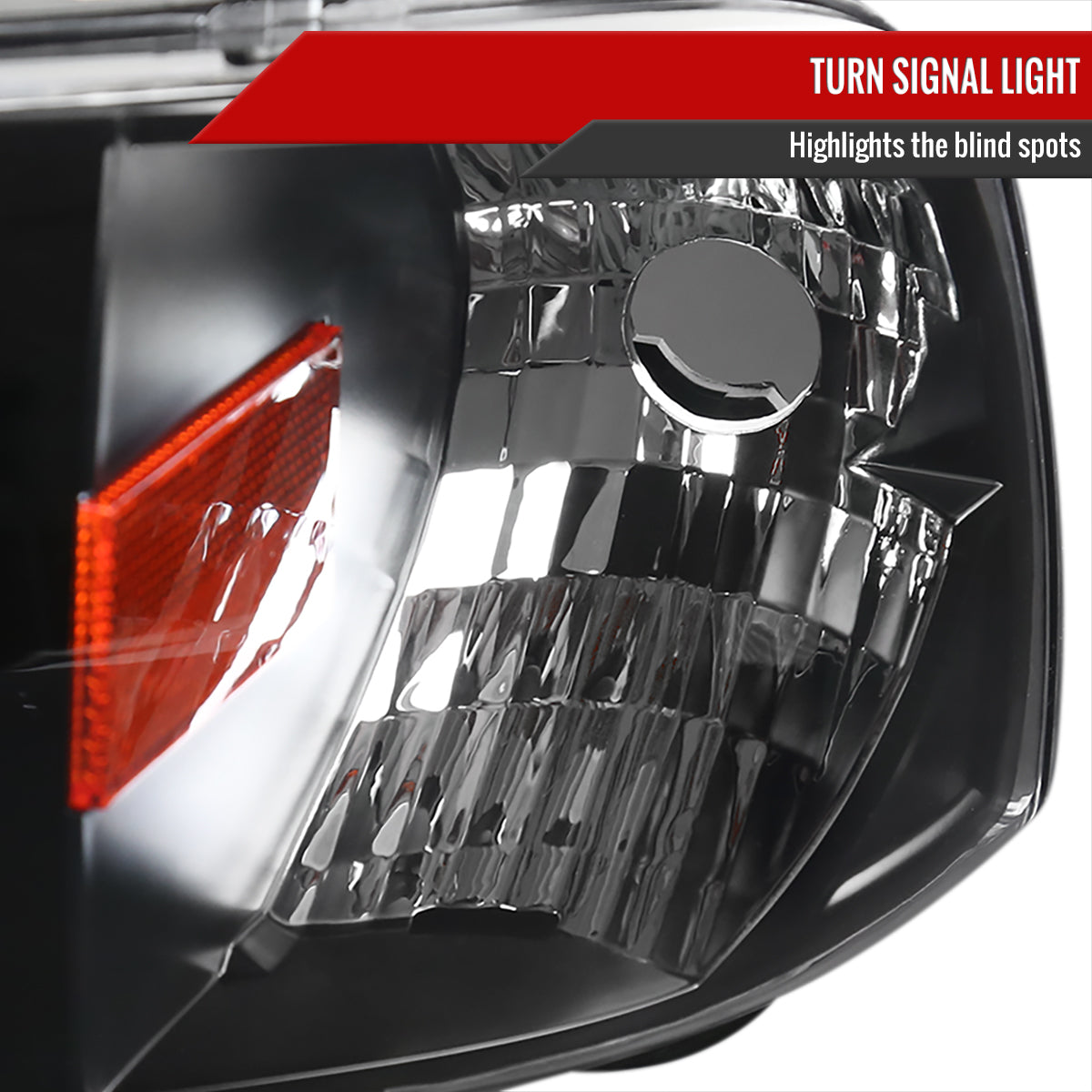 1994-2001 Dodge RAM 1500/ 1994-2002 Dodge RAM 2500 3500 Crystal Headlights (Matte Black Housing/Clear Lens)