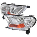 2019-2022 Ford Ranger XL/XLT Factory Style Halogen Headlights (Chrome Housing/Clear Lens)