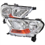 2019-2022 Ford Ranger XL/XLT Factory Style Halogen Headlights (Chrome Housing/Clear Lens)