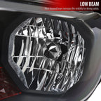 2019-2022 Ford Ranger XL XLT Factory Style Headlights (Matte Black Housing/Clear Lens)