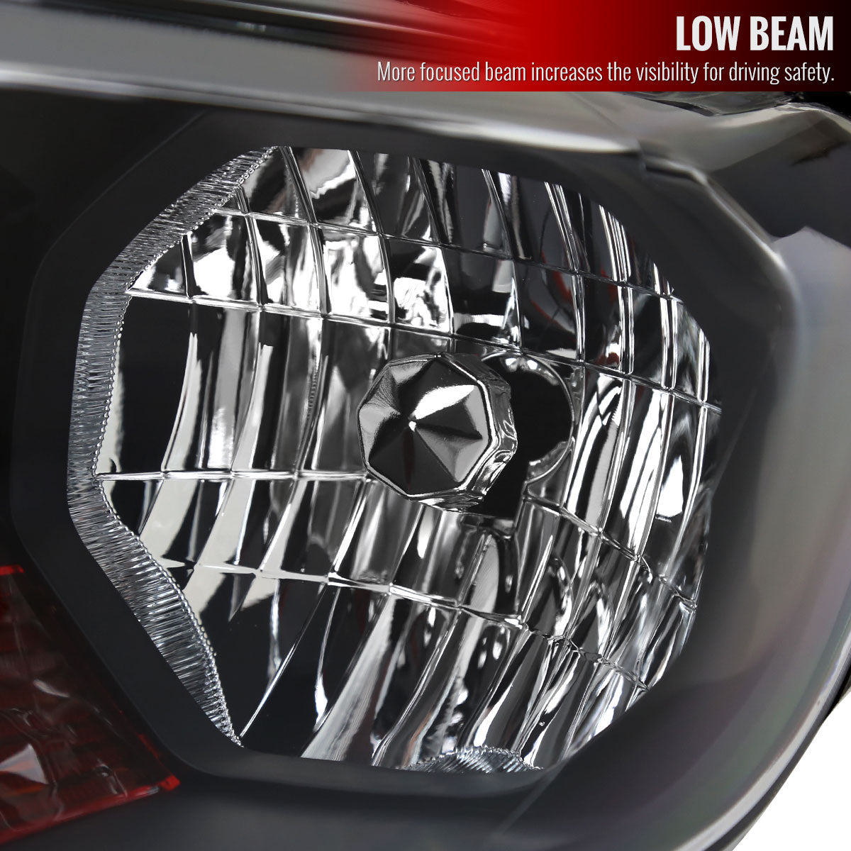 2019-2022 Ford Ranger XL XLT Factory Style Headlights (Matte Black Housing/Clear Lens)