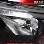 2019-2022 Ford Ranger XL XLT Factory Style Headlights (Matte Black Housing/Clear Lens)