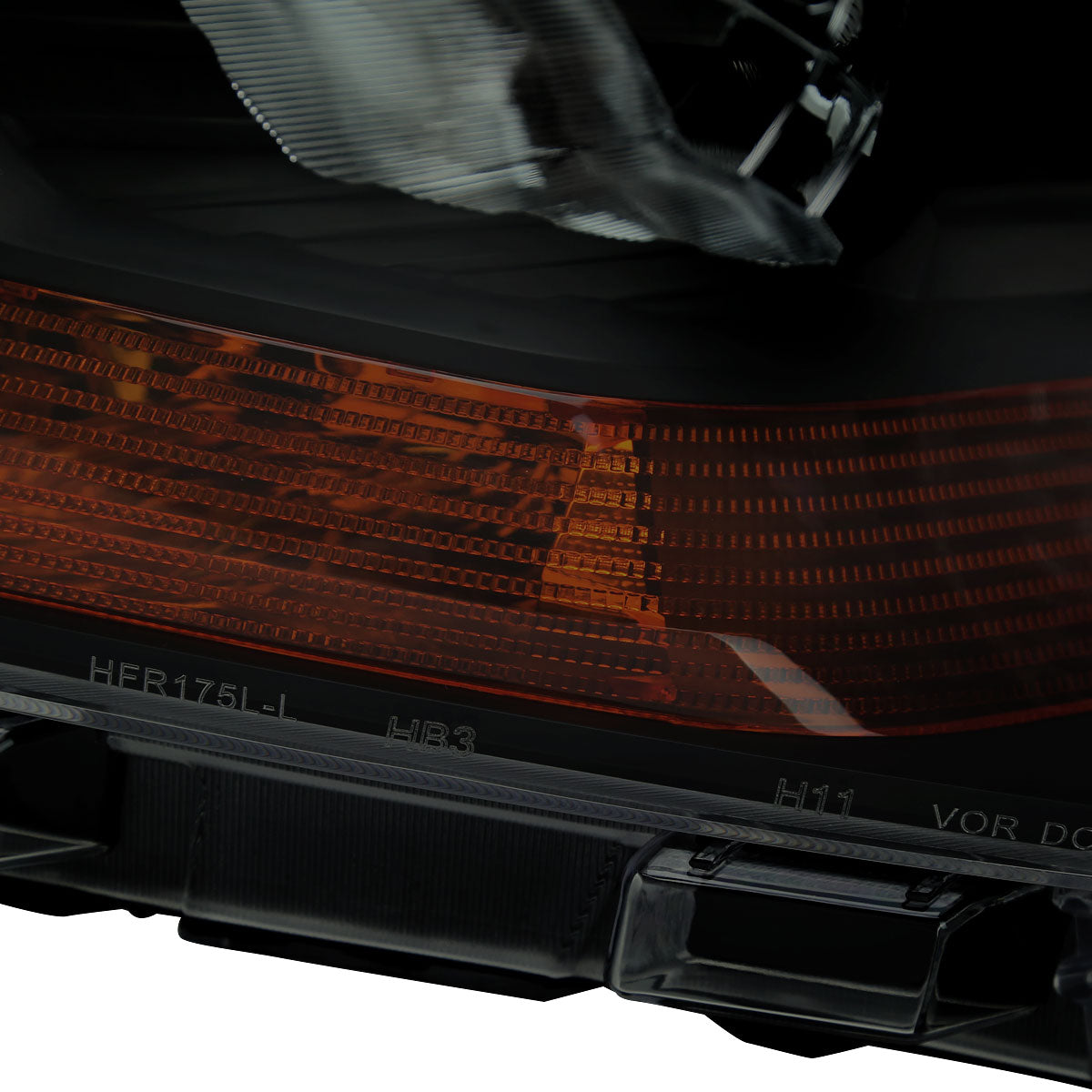 2019-2022 Ford Ranger XL/XLT Factory Style Halogen Headlights (Glossy Black Housing/Smoked Lens)