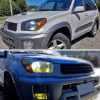 2001-2003 Toyota RAV4 Factory Style Headlights (Matte Black Housing/Clear Lens)