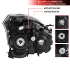 2008-2013 Nissan Rogue/ 2014-2015 Rogue Select Clear Lens Headlight w/ Amber Reflector - Driver Side Only