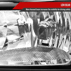 2007-2014 GMC Sierra Factory Style Headlights (Matte Black Housing/Clear Lens)