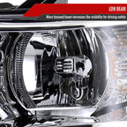 2007-2013 Chevrolet Silverado 1500/ 2007-2014 Silverado 2500HD 3500HD Factory Style Headlights (Chrome Housing/Clear Lens)