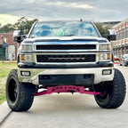 2014-2015 Chevrolet Silverado 1500 Factory Style Headlights w/ Amber Reflectors (Matte Black Housing/Clear Lens)