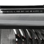 2019-2021 Chevrolet Silverado 1500 Passenger/Right Side Factory Style Projector Headlight (Matte Black Housing/Clear Lens)
