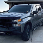 2019-2021 Chevrolet Silverado 1500 Driver/Left Side Factory Style Projector Headlight (Matte Black Housing/Clear Lens)