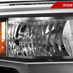2019-2021 Chevrolet Silverado 1500 Passenger/Right Side Factory Style Projector Headlight (Matte Black Housing/Clear Lens)