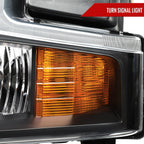 2019-2021 Chevrolet Silverado 1500 Factory Style Projector Headlight (Matte Black Housing/Clear Lens)