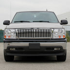 1999-2002 Chevrolet Silverado 1500 2500/ 2000-2006 Tahoe Suburban 1PC Factory Style Headlights w/ SMD LED Light Strip & Bumper Lights (Chrome Housing/Clear Lens)
