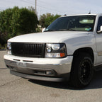 1999-2002 Chevrolet Silverado 1500 2500/ 2000-2006 Tahoe Suburban 1PC Factory Style Headlights w/ Bumper Lights (Matte Black Housing/Clear Lens)