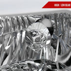 2005-2011 Toyota Tacoma LED Bar Factory Style Headlights (Chrome Housing/Clear Lens)