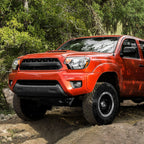 2012-2015 Toyota Tacoma Factory Style Headlights w/ Amber Reflectors (Matte Black Housing/Clear Lens)