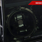 2004-2015 Nissan Titan / 2004-2007 Armada LED Bar Factory Headlights (Chrome Housing/Smoked Lens)