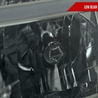 2004-2015 Nissan Titan / 2004-2007 Armada LED Bar Factory Headlights (Chrome Housing/Light Smoked Lens)
