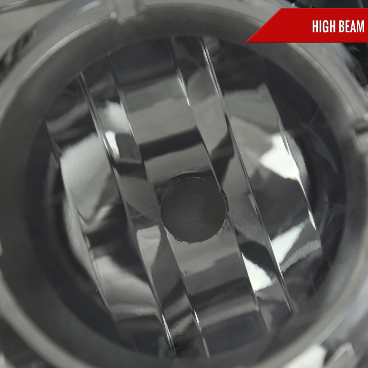 2004-2015 Nissan Titan / 2004-2007 Armada LED Bar Factory Headlights (Chrome Housing/Light Smoked Lens)