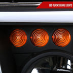 2007-2013 Toyota Tundra/2008-2017 Sequoia Headlights LED Tube Factory Style Headlights with LED Turn Signal (Matte Black Housing/Clear Lens)