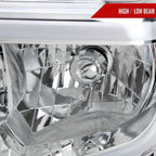 2014-2021 Toyota Tundra LED Bar Factory Style Headlights (Chrome Housing/Clear Lens)