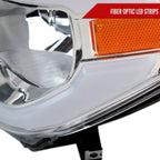 2014-2021 Toyota Tundra LED Bar Factory Style Headlights (Chrome Housing/Clear Lens)