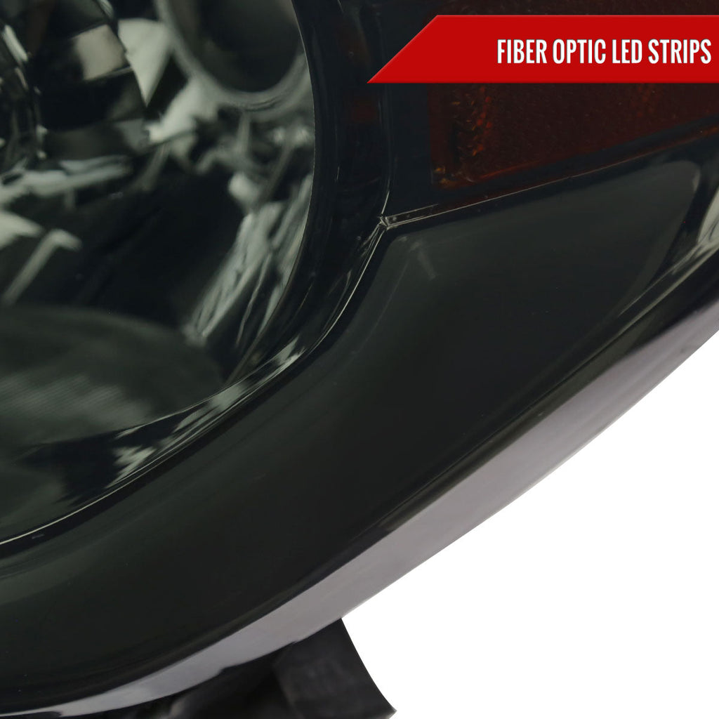 2014-2021 Toyota Tundra LED Bar Factory Style Headlights (Chrome Housing/Smoked Lens)