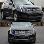 2010-2016 Cadillac SRX Full Switchback Sequential LED DRL Projector Headlights (Matte Black Housing/Clear Lens)