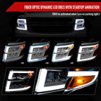 2015-2020 Chevrolet Tahoe Suburban Full LED DRL Sequential Headlights (Chrome Housing / Clear Lens)
