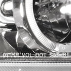 2003-2005 Toyota 4Runner Dual Halo Projector Headlights (Chrome Housing/Clear Lens)