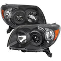 2006-2009 Toyota 4Runner SR5 Limited Projector Style Headlights (Matte Black Housing/Clear Lens)