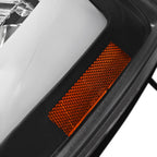 2007-2013 Chevrolet Avalanche/ 2007-2014 Tahoe Suburban LED C-Bar Projector Headlights (Black Housing/Clear Lens)