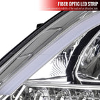 2009-2011 Mercedes Benz W164 ML-Class LED Sequetial Turn Signal Projector Headlights (Chrome Housing/Clear Lens)