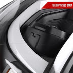 2015-2022 Chevrolet Colorado LED Bar Projector Headlights (Matte Black Housing/Clear Lens)