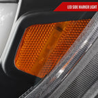 2015-2022 Chevrolet Colorado LED Bar Projector Headlights (Matte Black Housing/Clear Lens)