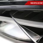 2007-2011 Honda CRV LED Bar Projector Headlights (Matte Black Housing/Clear Lens)