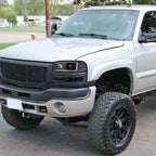 2000-2006 GMC Sierra/Denali/Yukon LED Strip Projector Headlights (Glossy Black Housing/Clear Lens)