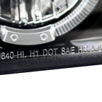 1999-2006 GMC Sierra/Yukon/Yukon XL Dual Halo Projector Headlights (Jet Black Housing/Clear Lens)