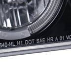 1999-2006 GMC Sierra/ 2000-2006 Yukon/Yukon XL Dual Halo Projector Headlights (Glossy Black Housing/Smoked Lens)