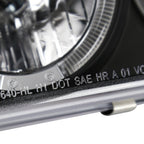 1999-2006 GMC Sierra/Yukon/Yukon XL Dual Halo Projector Headlights (Matte Black Housing/Clear Lens)