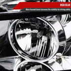 2007-2014 GMC Yukon/Yukon XL 1500/2500 Projector Headlights (Chrome Housing/Clear Lens)