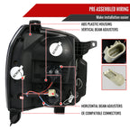 2007-2014 GMC Yukon/Yukon XL 1500/2500 Projector Headlights (Chrome Housing/Clear Lens)