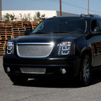 2007-2014 GMC Yukon/Yukon XL 1500/2500 LED U-Bar Projector Headlights (Matte Black Housing/Clear Lens)